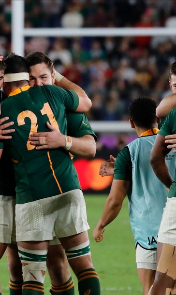 Springboks eke out 19-16 win over Wales, reach RWC final